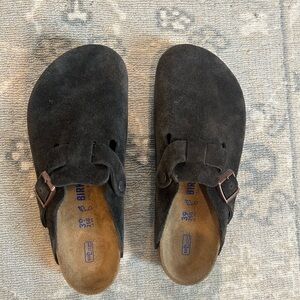 Birkenstock Boston Brown Clogs